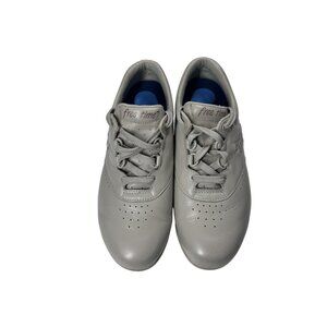 SAS Free Time Gray Leather Comfort Walking Shoes Sneakers Size‎ 7 (No insoles)